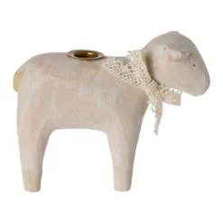 Maileg Kerzenhalter Lamm „Off-White“ aus Holz