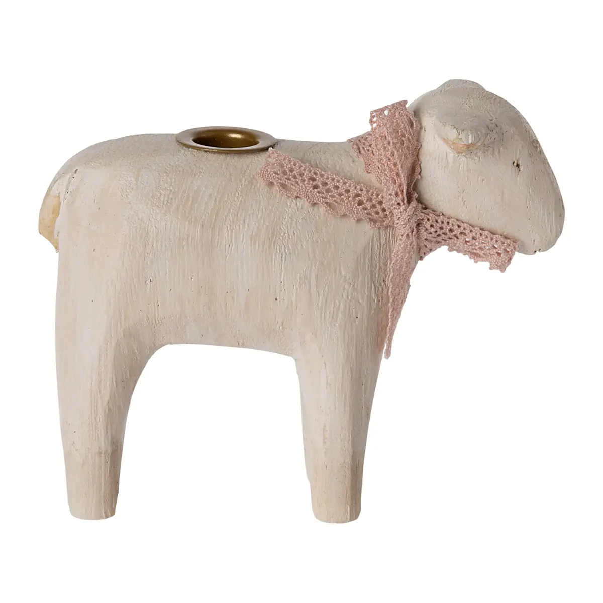 Maileg Kerzenhalter Lamm „Rose“ aus Holz