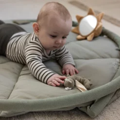 Sebra Aktivitäts-Spieldecke mit Spielbogen, „Woodland“, Ø95cm