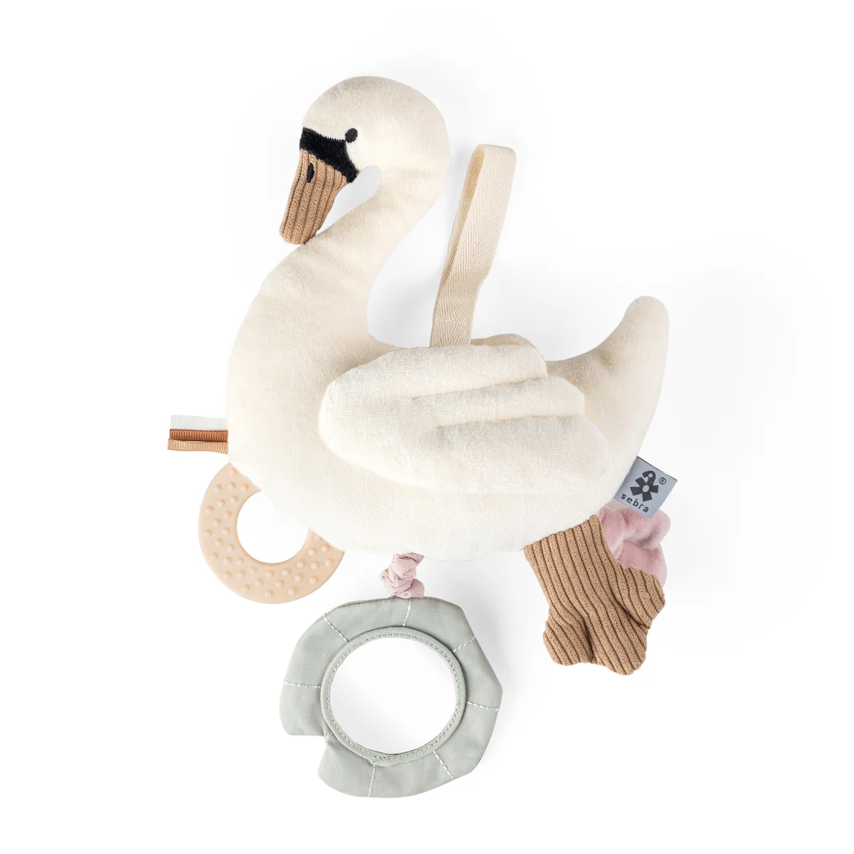 Sebra Aktivitätsspielzeug „Schwan“, H32cm