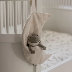 Sebra Bett-Tasche „Mond“, Bio-Baumwolle, H25cm
