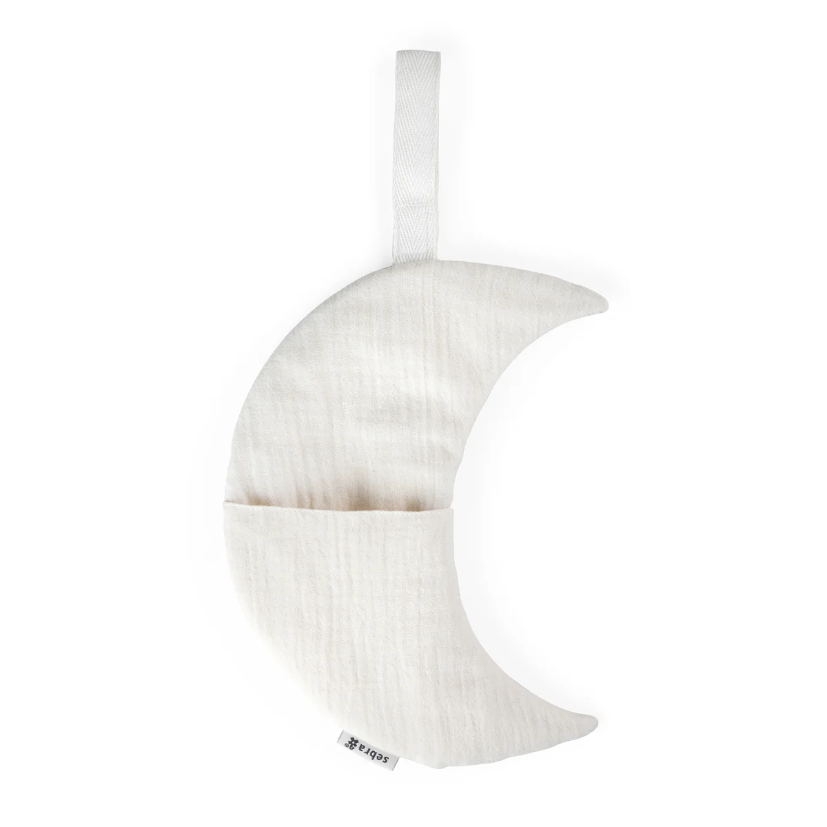 Sebra Bett-Tasche „Mond“, Bio-Baumwolle, H25cm