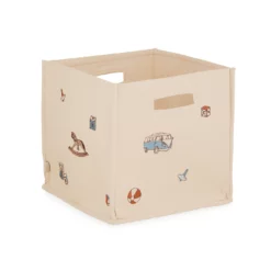 Cam Cam Aufbewahrungskorb Canvas „Vintage Toys“, OCS, 30x36cm