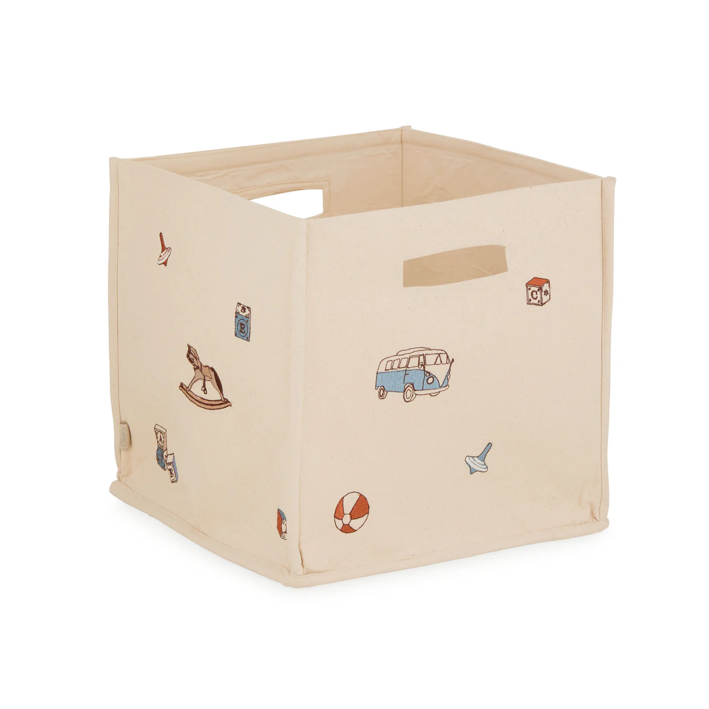 Cam Cam Aufbewahrungskorb Canvas „Vintage Toys“, OCS, 30x36cm