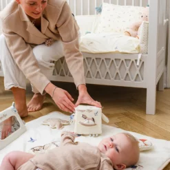 Cam Cam Babyspiegel Tummy Time „Vintage Toys“, OCS