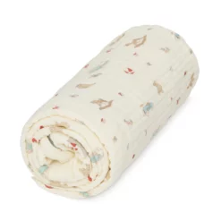 Cam Cam Musselin Decke „Vintage Toys“, 100x100cm, GOTS