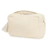 Cam Cam Musselin Kosmetiktasche „Antique White“, OCS, 25x15x10cm