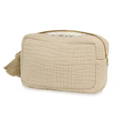 Cam Cam Musselin Kosmetiktasche „Latte“, OCS, 25x15x10cm