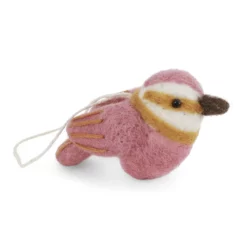 Gry & Sif Filz-Vogel „Zeisig / Rose“ 6cm