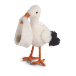 Gry & Sif Filztier „Storch“ H10cm 1
