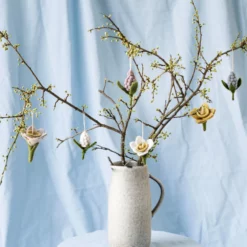 Gry & Sif Osterblumen Ornament „Pearl Hyacinth / Hyazinthen / weiß“ H6cm