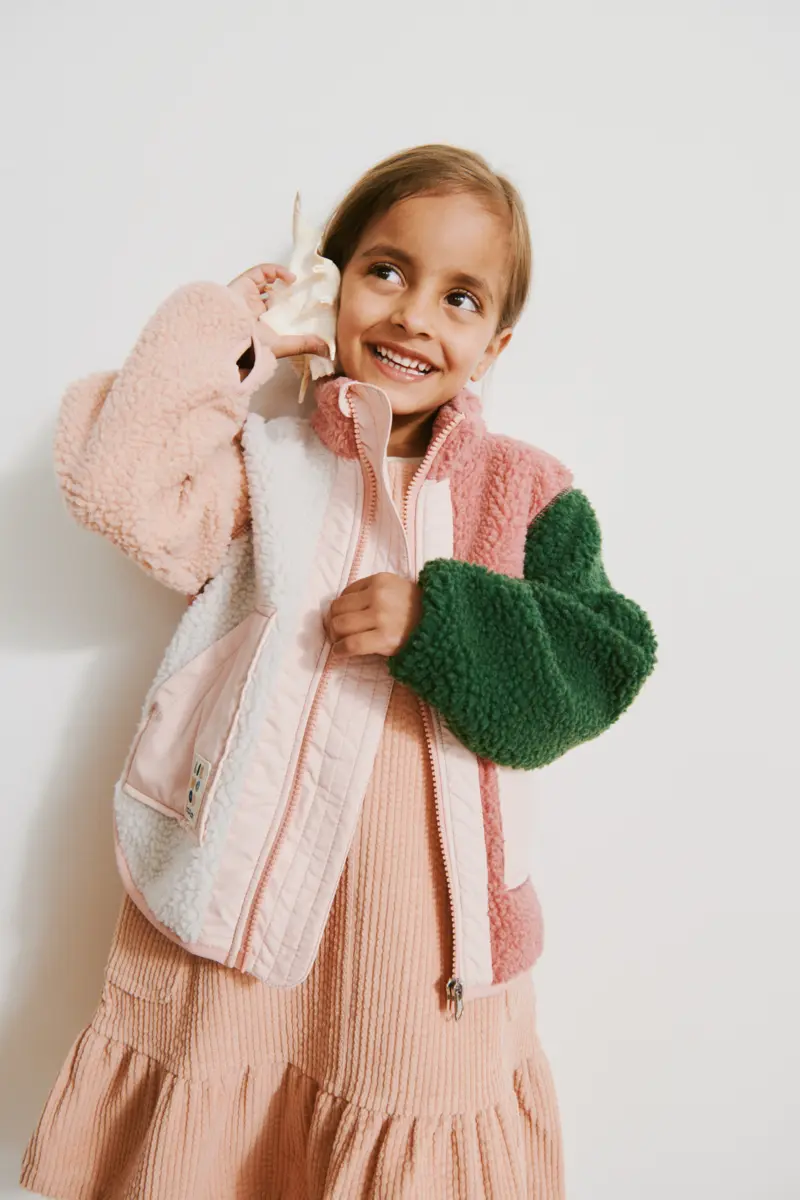 Liewood Fleecejacke Noam „Dusty rose multi mix“