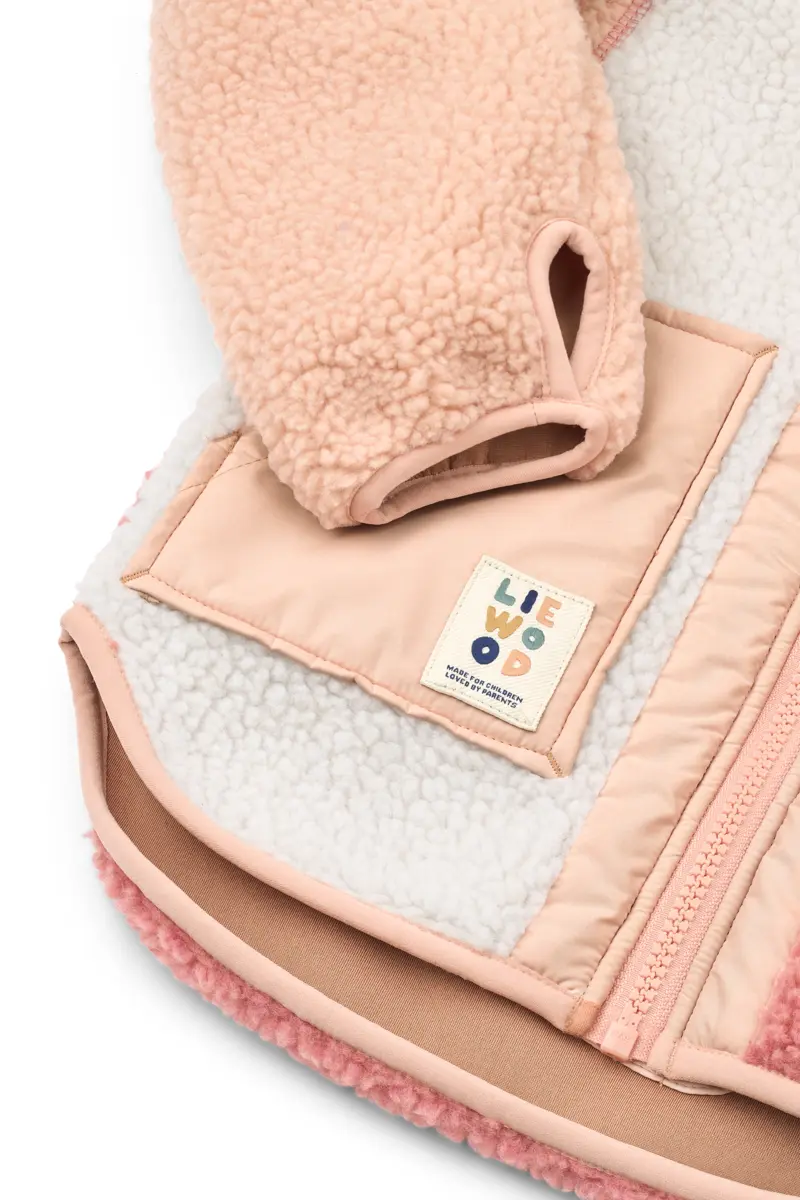 Liewood Fleecejacke Noam „Dusty rose multi mix“