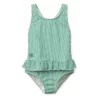 Liewood Kinder-Badeanzug Amara „Bright garden / Creme de la creme“