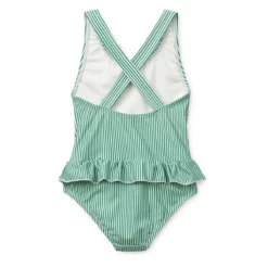 Liewood Kinder-Badeanzug Amara „Bright garden / Creme de la creme“