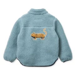 Liewood Nolan Sherpa Jacke für Kinder „Beach blue“