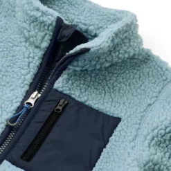 Liewood Nolan Sherpa Jacke für Kinder „Beach blue“