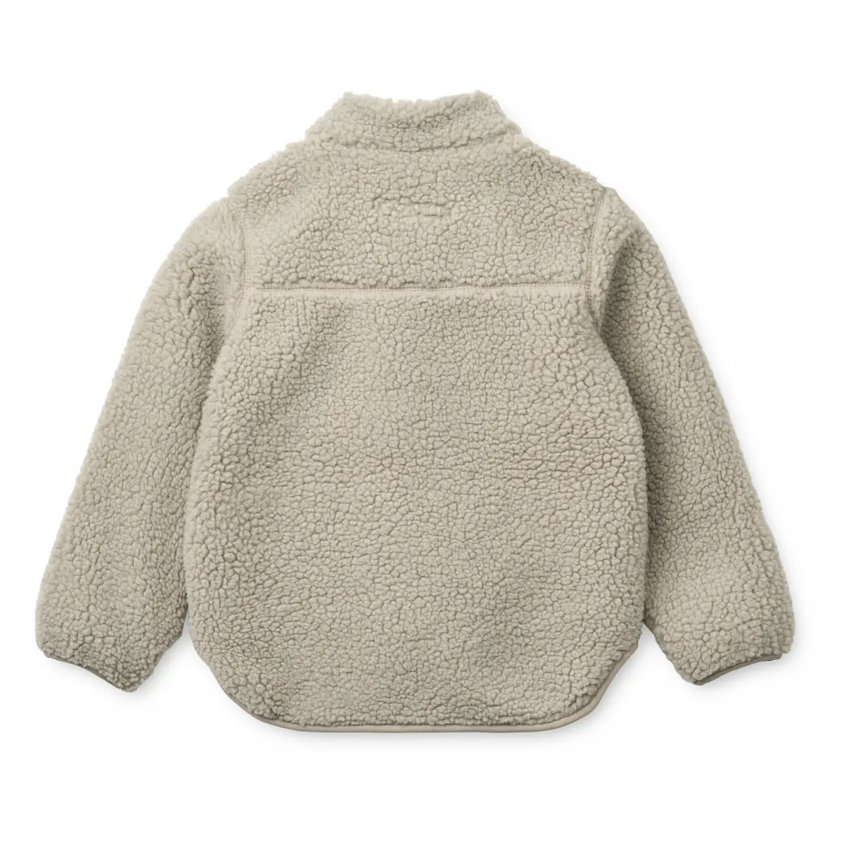 Liewood Nolan Sherpa Jacke für Kinder „Nebelrau“