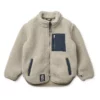 Liewood Nolan Sherpa Jacke für Kinder „Nebelrau“