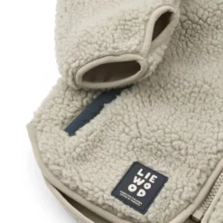 Liewood Nolan Sherpa Jacke für Kinder „Nebelrau“