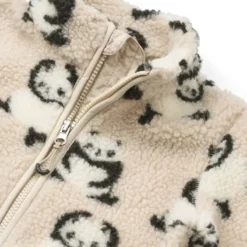Liewood Nolan Sherpa Jacke für Kinder „Panda : Sandy“