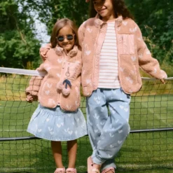 Liewood Nolan Sherpa Jacke für Kinder „Sweethearts : Pale tuscany“