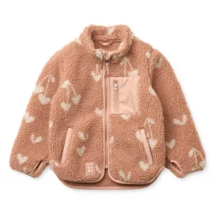 Liewood Nolan Sherpa Jacke für Kinder „Sweethearts : Pale tuscany“