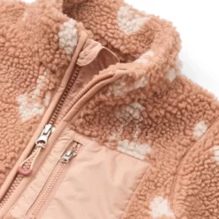 Liewood Nolan Sherpa Jacke für Kinder „Sweethearts : Pale tuscany“