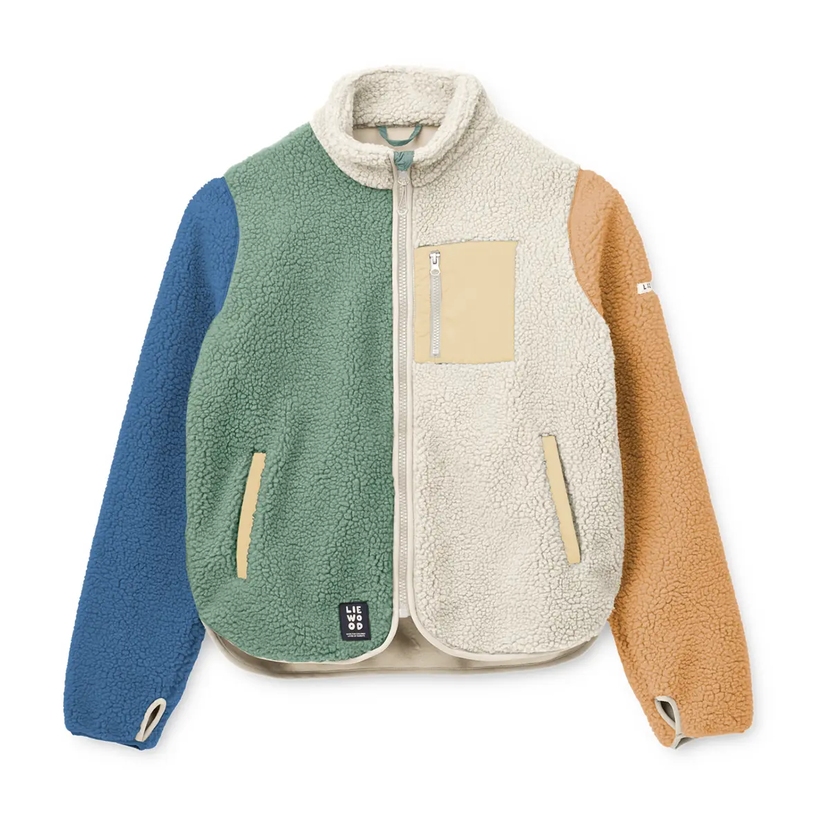Liewood Sherpa Erwachsenen Jacke Nelson „Peppermint multi mix“