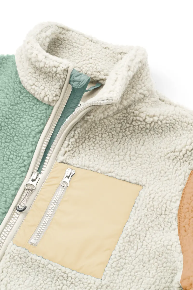 Liewood Sherpa Erwachsenen Jacke Nelson „Peppermint multi mix“