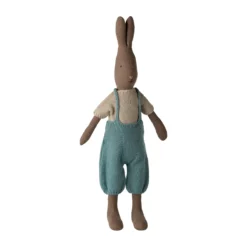 Maileg Kaninchen brau mit gestricktem Hemd und Overall, Gr. 3 - 49cm