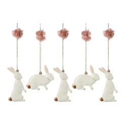 Maileg Metallornament-Set Osterhasen, 5-teilig
