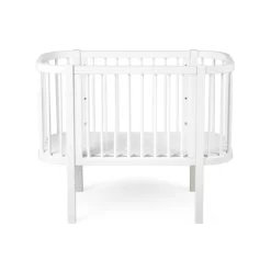 Sebra Beistellbett Classic white, Buche, FSC™