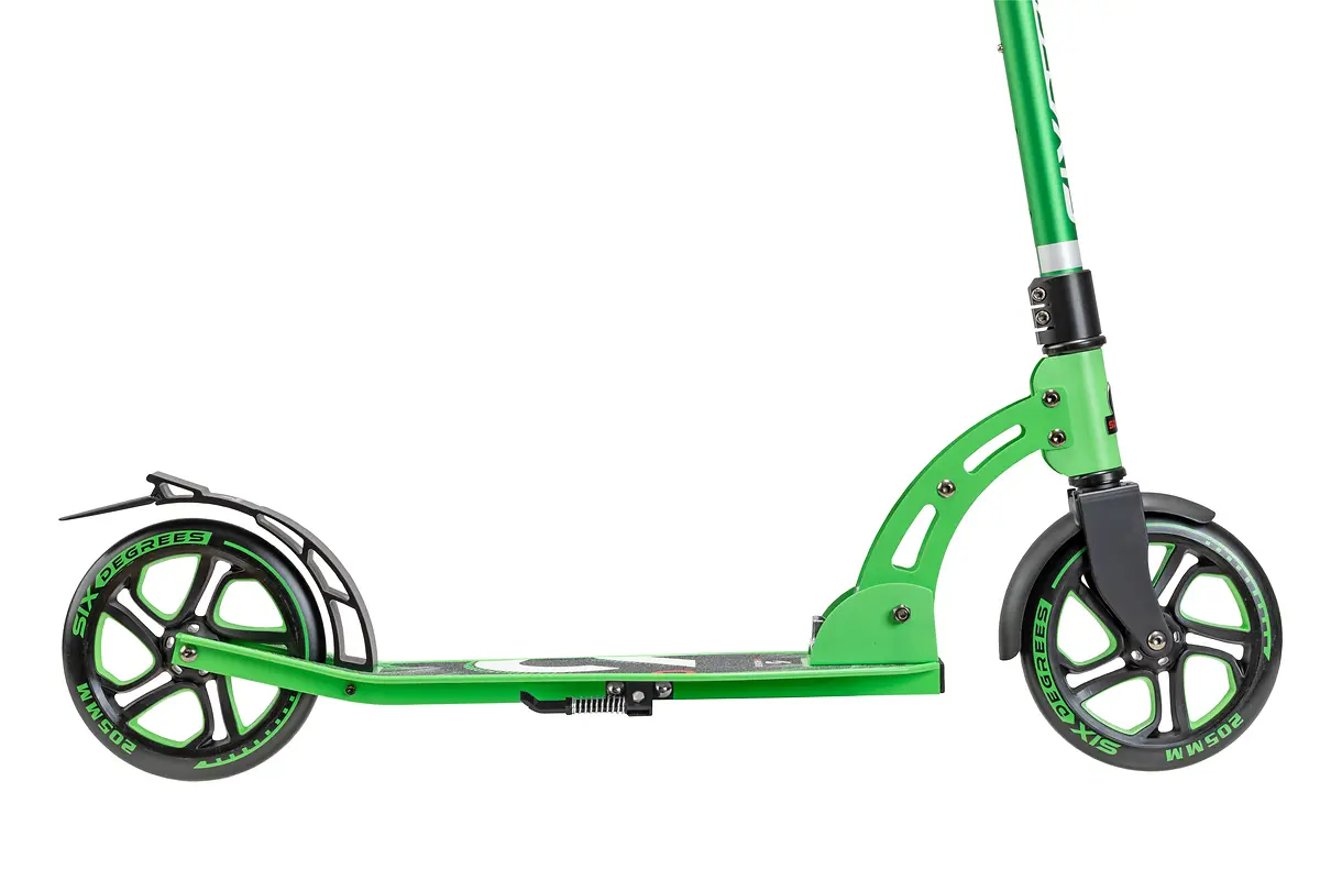 Six Degrees Aluminium Scooter 205 mm – Hellgrün – Bild 4