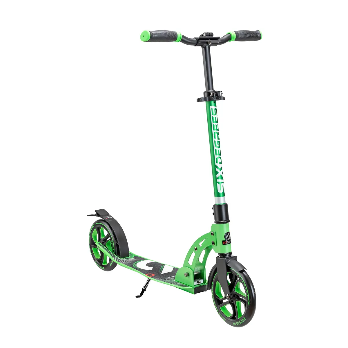 Six Degrees Aluminium Scooter 205 mm – Hellgrün – Bild 3