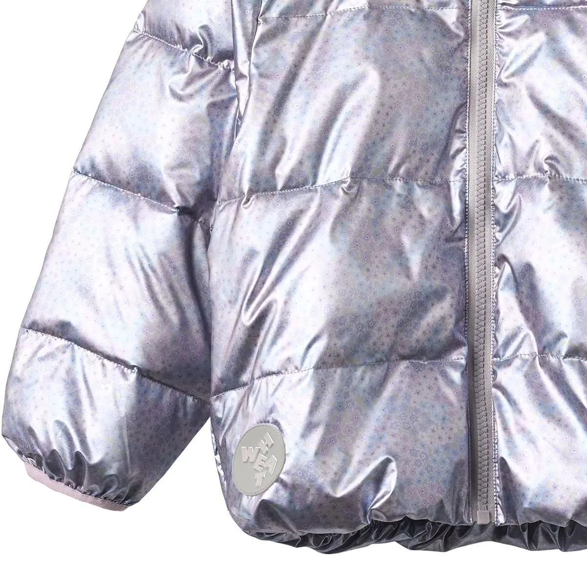 Wheat leichte Puffer Jacke Ullu „Silver Sky Flower“
