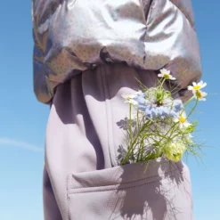 Wheat leichte Puffer Jacke Ullu „Silver Sky Flower“