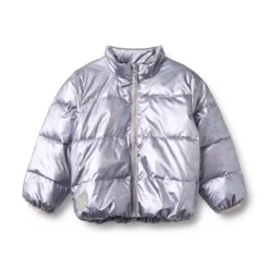 Wheat leichte Puffer Jacke Ullu „Silver Sky Flower“