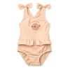 Liewood Amina Baby-Badeanzug mit Schleife „Apple blossom“, UV 40+