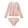Liewood Badeset Dagny „Coral blush / Creme de la creme stripe“