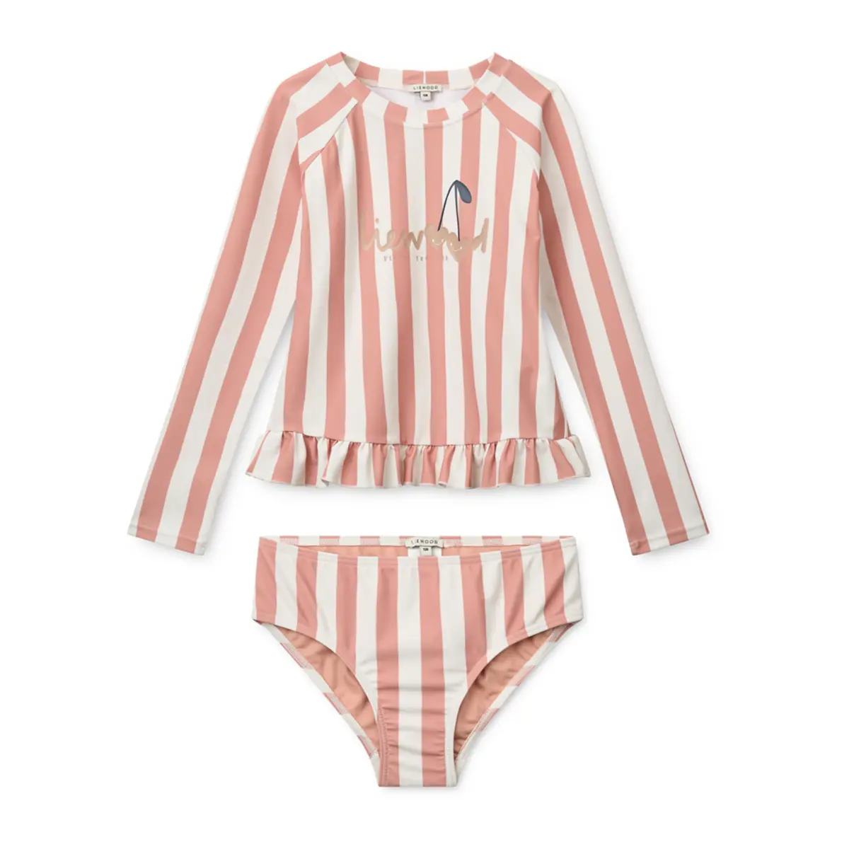 Liewood Badeset Dagny „Coral blush / Creme de la creme stripe“