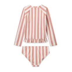 Liewood Badeset Dagny „Coral blush / Creme de la creme stripe“