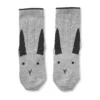 Liewood Baumwollsocken-Set Silas „Rabbit grey melange“, 2er-Pack