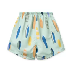 Liewood Duke Kinder-Badeshorts „Boards : Light peppermint“