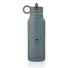 Liewood Falk Edelstahl Trinkflasche „Mr Bear / Whale blue" 350ml, Medium