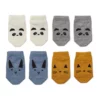 Liewood Fanny Sneakersocken für Kinder „Blue Mix“, 4er-Pack