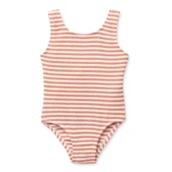 Liewood Kinder-Badeanzug Bianco „Coral blush / Creme de la creme“
