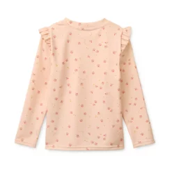 Liewood Langarm-Schwimm-T-Shirt Tenley „Mini Butterfly / Apple blossom“, UV 40+