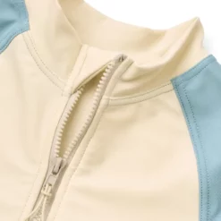 Liewood Oluf Langarm-Schwimm-T-Shirt „Beach blue mix“