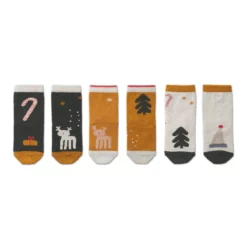 Liewood Silas Kindersocken „Hunter green / Multi mix“